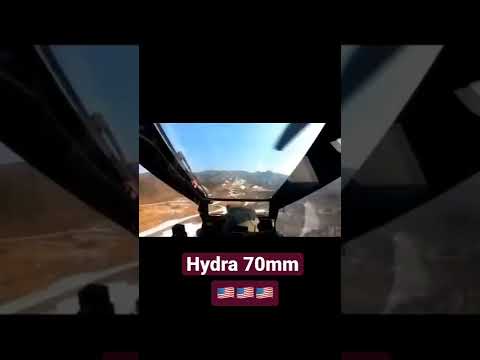 AH-64 Apache fire fires Hydra 70 rocket