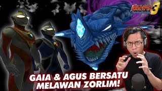 Download lagu GAIA VS AGUS DEADLY DUEL! GAIA SUPREME VERSION APPEARS AGAINST ZORLIM! WOAH! [Ultraman FE3 #14] mp3
