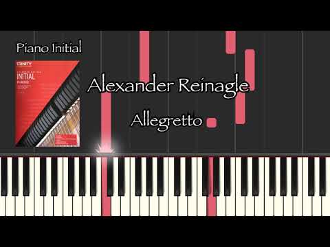 Alexandre Reinagle: Allegretto, Trinity Initial 2021-2023 piano