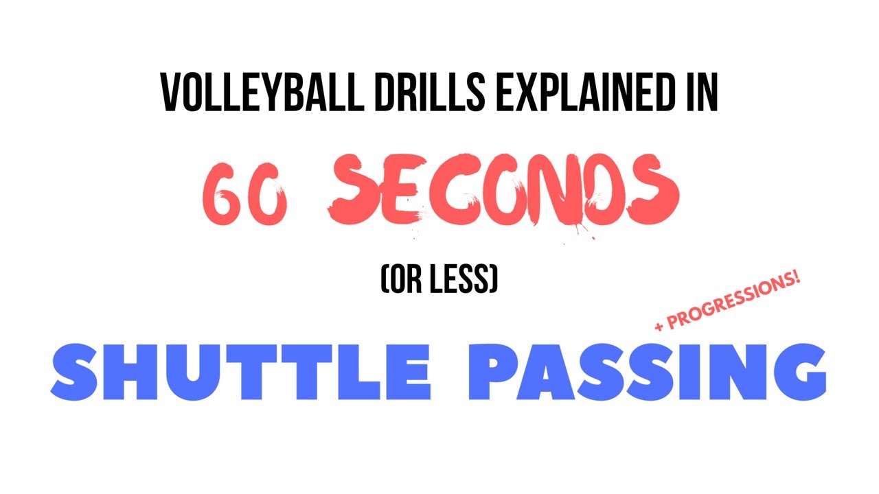 Shuttle Passing | Simple Volleyball Drill