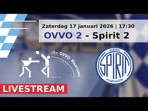 OVVO Maarssen 2 vs Spirit 2 | Livestream (17-01-2026)