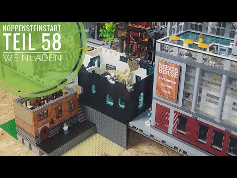 Noppensteinstadt - Teil 58 Weinladen im Hafenviertel // BlueBrixx Lego