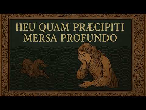 Song II: “Submerged in Grief” (Heu quam praecipiti mersa profundo)