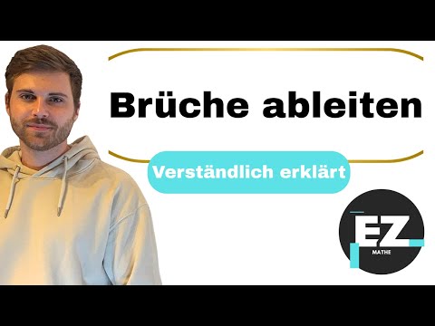 Brüche ableiten, x im Zähler, x im Nenner | Verständlich erklärt