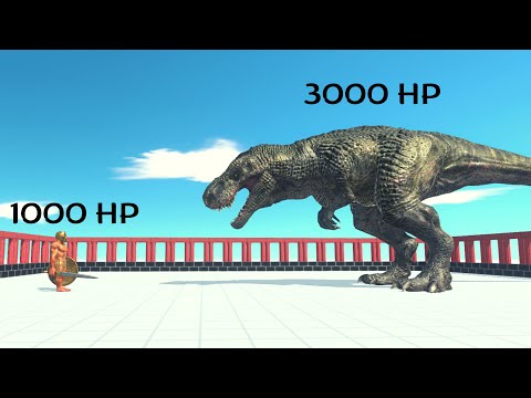 1000 HP Achilles Vs 3000 HP Every Giant Unit ARBS | Animal Revolt Battle Simulator