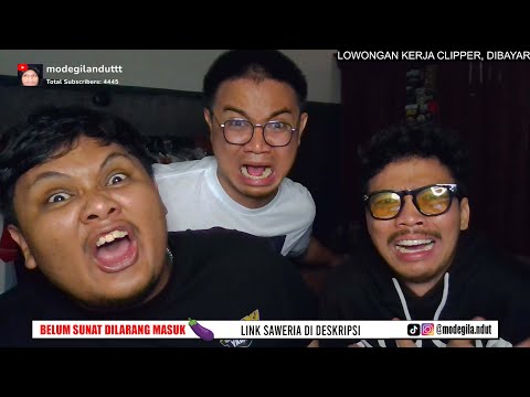 LIVE HORROR mengundang orang INDIGO (modegilanduttt livestream)