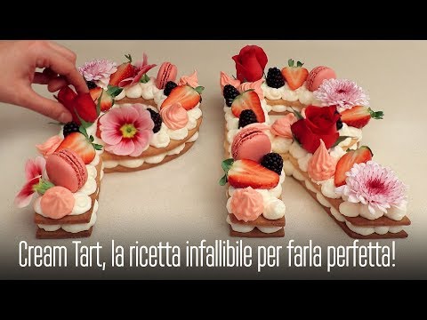 LA CREAM TART, la BELLISSIMA TORTA a FORMA di LETTERE e NUMERI SUPER TRENDY!