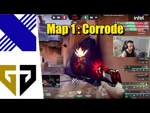 FNS react to DRX vs GEN.G | Map 1 | VCT 2025: Pacific Stage 2 |