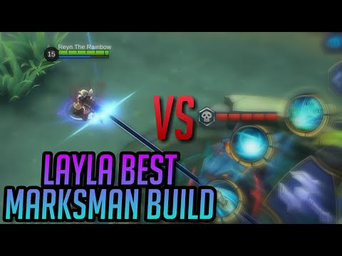 Layla Best Build Marksman - Full Attack Speed! Lifesteal + Insane Damage | Mobile Legends