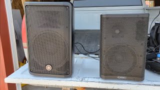 Video thumbnail for QSC CP8 vs Yamaha DBR10 Outside Vocals & Guitar Turned Up a Little at 15 Yards (Part 1 of 2) by J H Gurganus