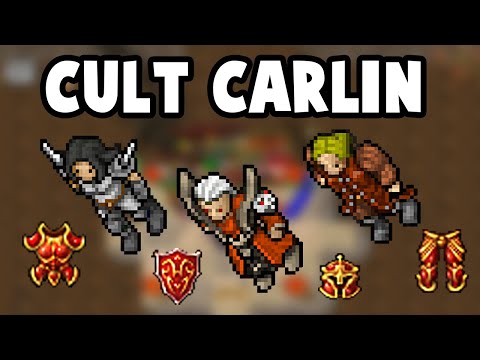 EK 120 HUNT CULT CARLIN | 1.8KK EXP - 150K PROFIT/H - Tibia