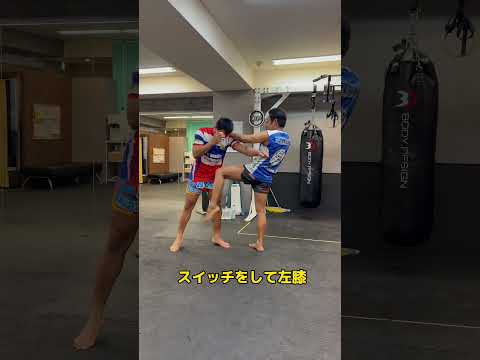 膝のカウンター🦵 #kickboxing #muaythai #キックボクシング #ムエタイ #ブレイキングダウン #格闘技