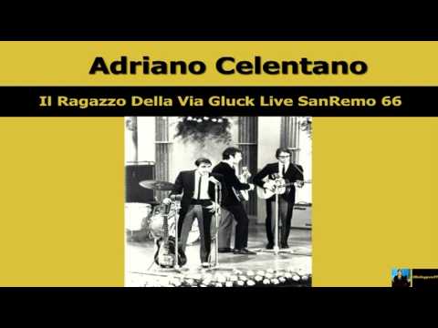 Adriano Celentano Il Ragazzo Della Via Gluck Live SanRemo 1966 Rara