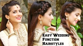 3 EASY Hairstyles For Indian Wedding Occasions For