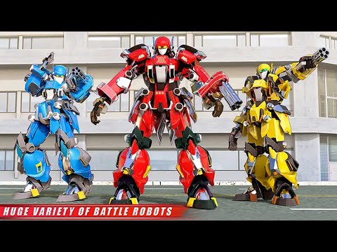 Wild Giraffe Robot Transforming Mustang Car Robot Game 2021 - Android Gameplay