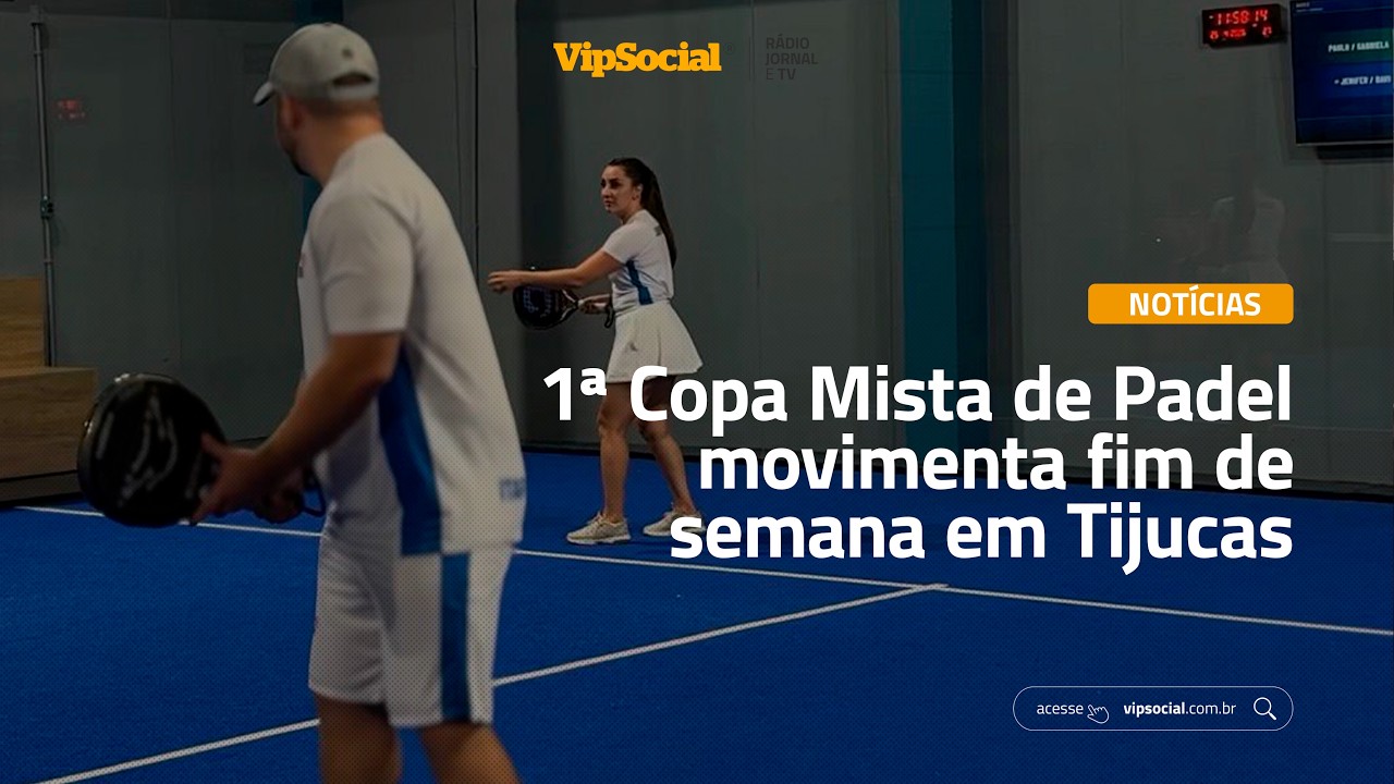 1ª Copa Mista de Padel movimenta fim de semana em Tijucas