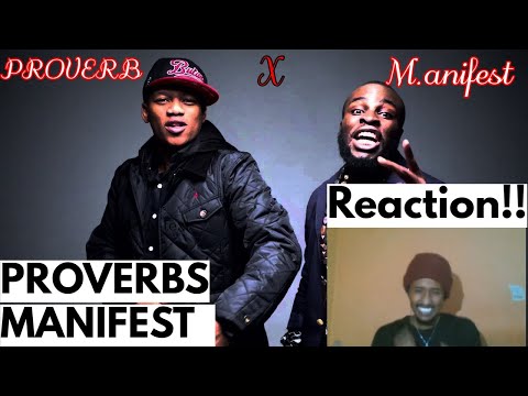 WHEEEW!!🔥 PROVERB FT. M.ANIFEST - PROVERBS MANIFEST || REACTION!!!