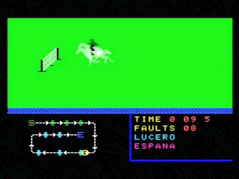 Team Sanyo & Harvey Smith Showjumper (1985, MSX, Software Projects)