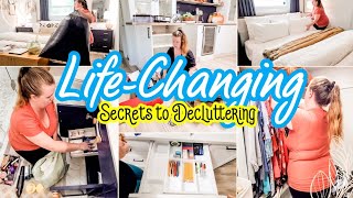 LIFE-CHANGING DECLUTTERING HACKS! CLEAN + DECLUTTER + ORGANIZATION! HOW TO DECLUTTER YOUR HOME
