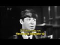 Till there was you - The Beatles (LYRICS/LETRA) (Live)