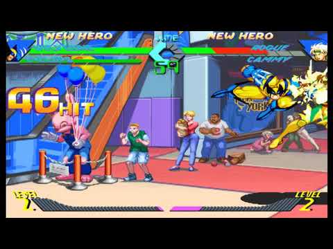 【X MEN VS STREET FIGHTER】Wolverine Death Combo