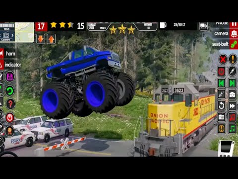 lv Offroad 6x6 Monster Truck Driving 3D- Luxury Jeep Hummer Mountain Driver - Android Gameplay