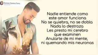 Yo te amo hasta el infinito - Romeo Santos (letra video)