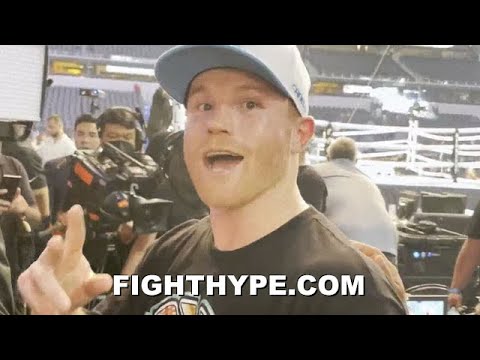 CANELO IMMEDIATE REACTION AFTER STOPPING BILLY JOE SAUNDERS; FIRST WORDS & CELEBRATES WITH FANS