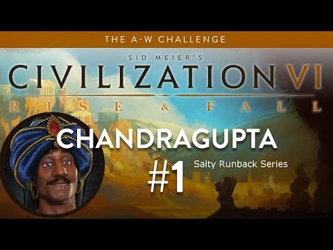 Let's Play Civilization 6: Rise and Fall - Deity - Chandragupta part 1