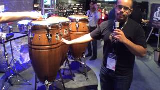 2014 Winter NAMM Latin Percussion Richie Gajate-Garcia Signature Congas and Bongos