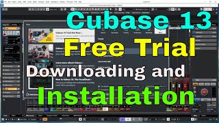 Video thumbnail for Cubase 13 Free Trial Downloading and Installation by The Digital Audio Manual