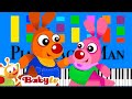 BabyTV Kenny And Goorie Meet Friends Theme Song EASY Piano Tutorial