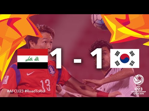 IRAQ vs KOREA REPUBLIC: AFC U23 Championship 2016 (Group Stage)