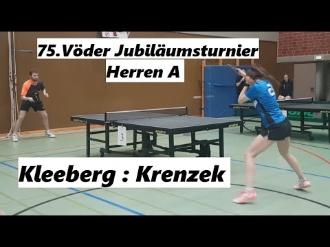 75.Vöder Jubiläumsturnier Herren A [Gruppe] | F.Kleeberg(2174TTR) : S.Krenzek(1729TTR)
