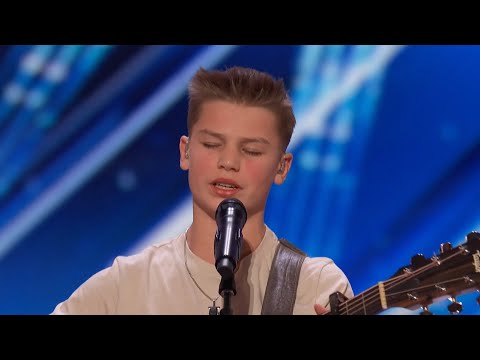 13 Year Old Chase Varnes Cover "Life Goes On" by Ed Sheeran Auditions on America's Got Talent 2025