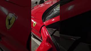 How to jump start or connect battery charger to a Ferrari California T 2017 .