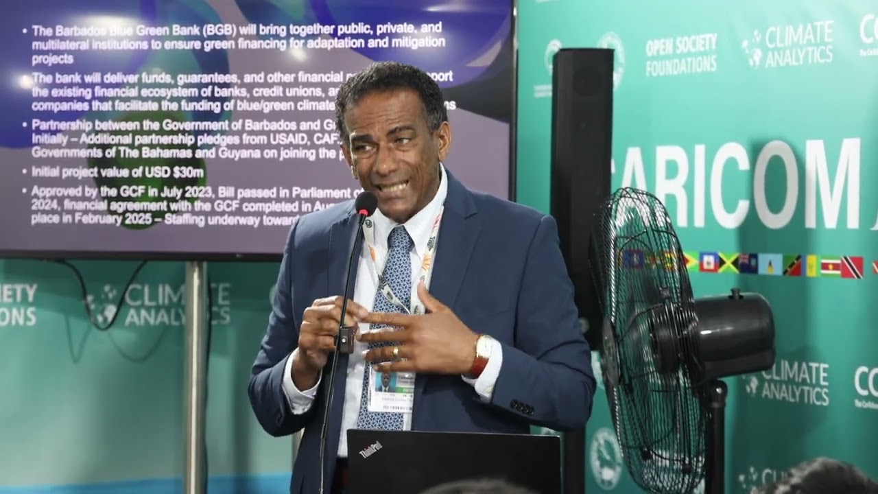 BVI Climate Trust Fund Background - Dr.  Kedrick Pickering