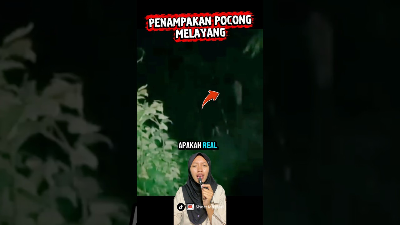 The Appearance of a Flying Pocong Makes You Shiver 😱 #shortvideo #horror #mystery
