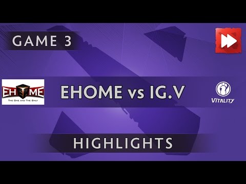 EHOME vs iG.Vitality [Game 3] The Boston Major 2016 - Dota Highlights