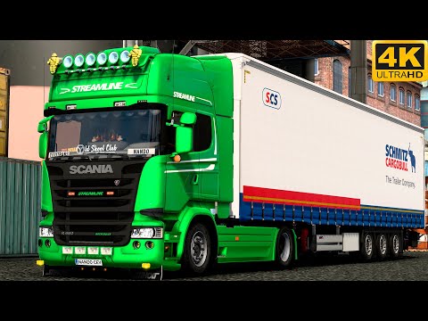 [G29] ETS2 (4K 60FPS) | PROMODS + POLAND REBUILDING | SCANIA R480 | SZCZECIN 🇵🇱 - OLSZTYN 🇵🇱
