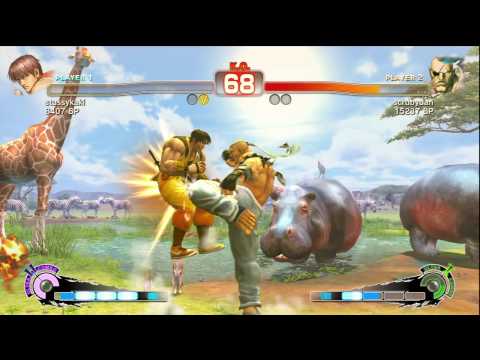 SSF4 - stussykaki (Guy) VS. scrubydan (Sagat)