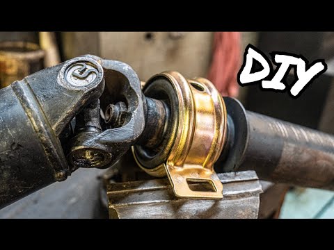 DIY Tacoma Carrier Bearing, U-joint replacement, & Drive Shaft Flip **DETAILED**