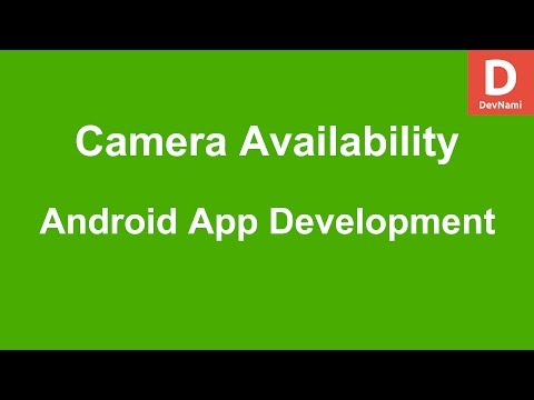 Android Check for Device Camera Availability