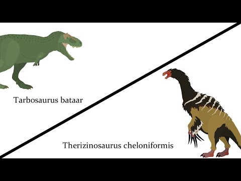 SB14FC - Tarbosaurus vs Therizinosaurus