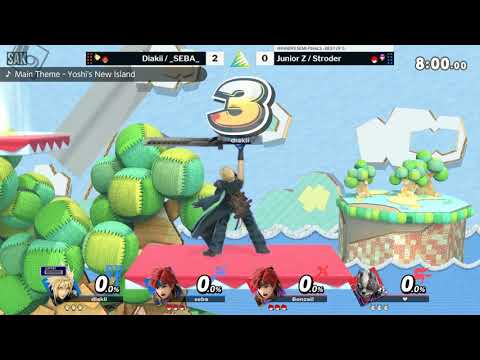 Ascension III Doubles Winners Semi-Finals - Stroder/Junior Z (Red) vs Diakii/SEBA (Blue)