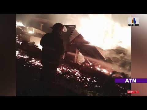 Fatídico incendio en Los Nogales: un hombre murió calcinado y dos menores resultaron heridos
