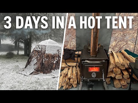 Surviving 3 Days of Brutal Weather in a Hot Tent (RBM Up2 Mini)