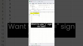 Download lagu Facing a challenge while using equal sign as text in Excel...#trending #excel #exceltips#exceltricks mp3