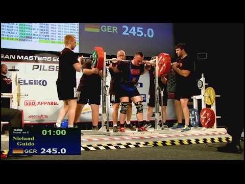 Guido Nieland - EPF/IPF European Masters Powerlifting Championships 2017