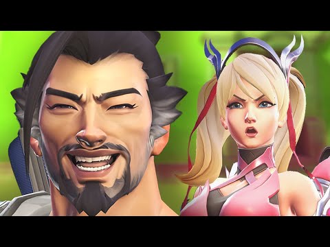 The Rank 1 Hanzo bullies Mercy mains in Overwatch 2